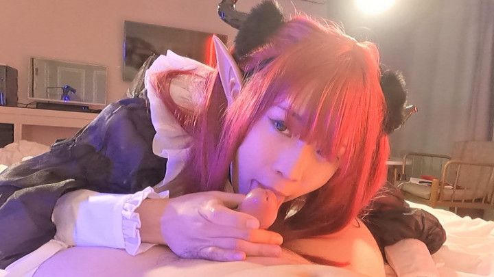 Blowjob Handjob Succubus Ladyboy Cosplayer [Rizu-kyun] 17