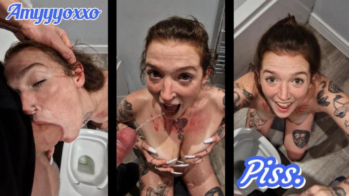 Pissed on whilst Sucking his Meaty Cock Amyyy-oxxo