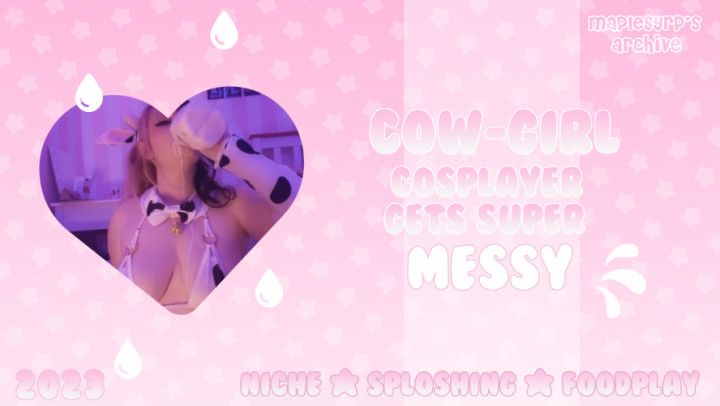 Cow Cosplayer Gets SUPER MESSY Maplesyrps Archive - 2023