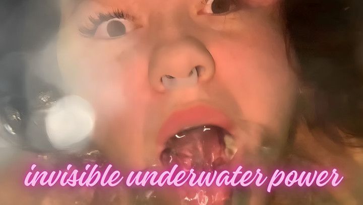 holding breath underwater power