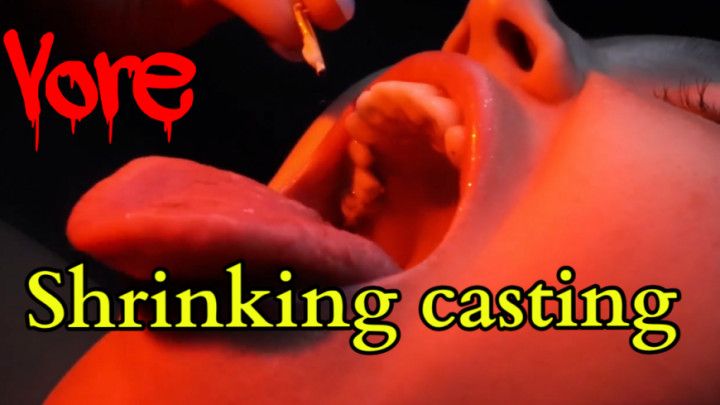 Shrinking casting vore assistant