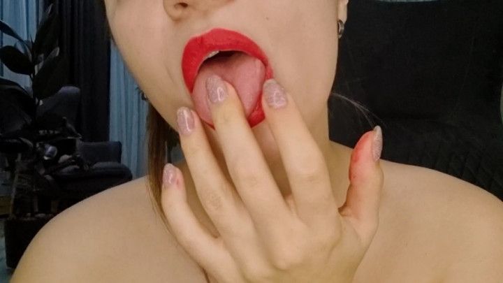 Red lips