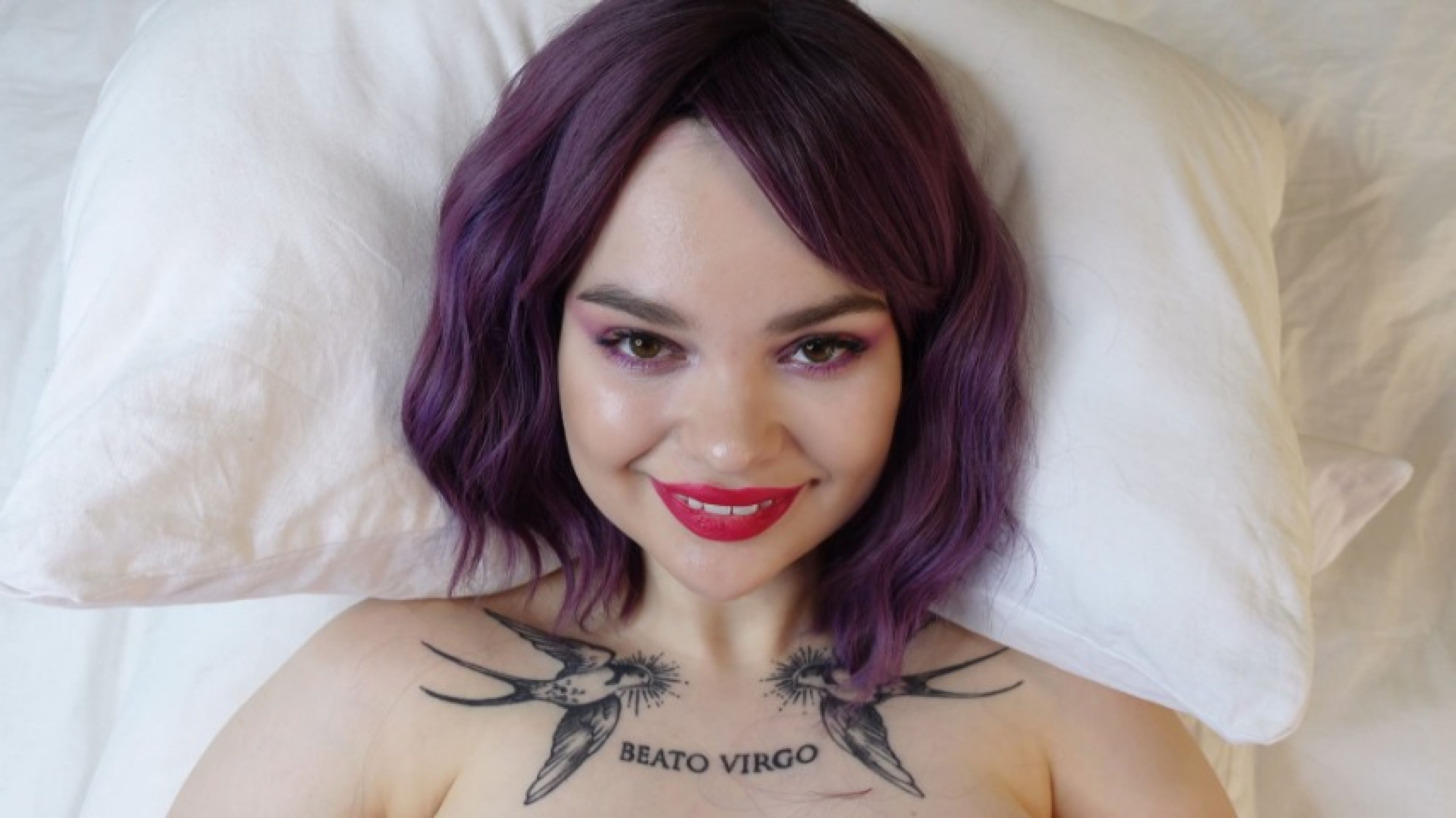 FACE FETISH 4K | PURPLE OUTFIT