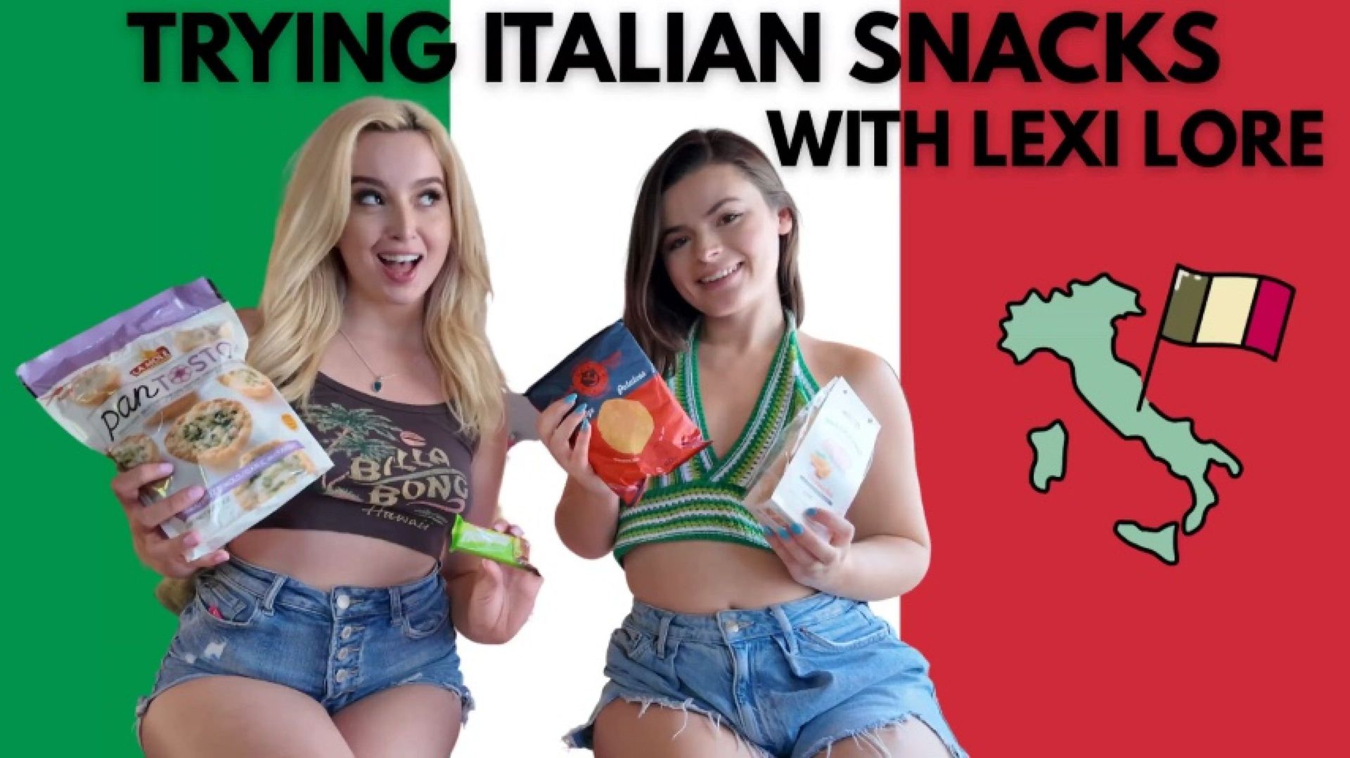 6-Italian snacks mukbang with Lexi Lore