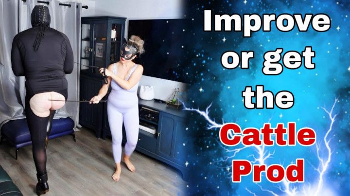 Femdom Slave Training Play Bondage - Improve or E-Stim