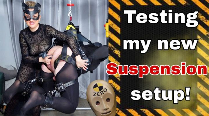 Femdom Suspension Bondage Demo