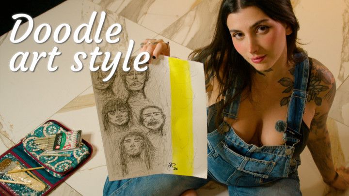 Doodle art style