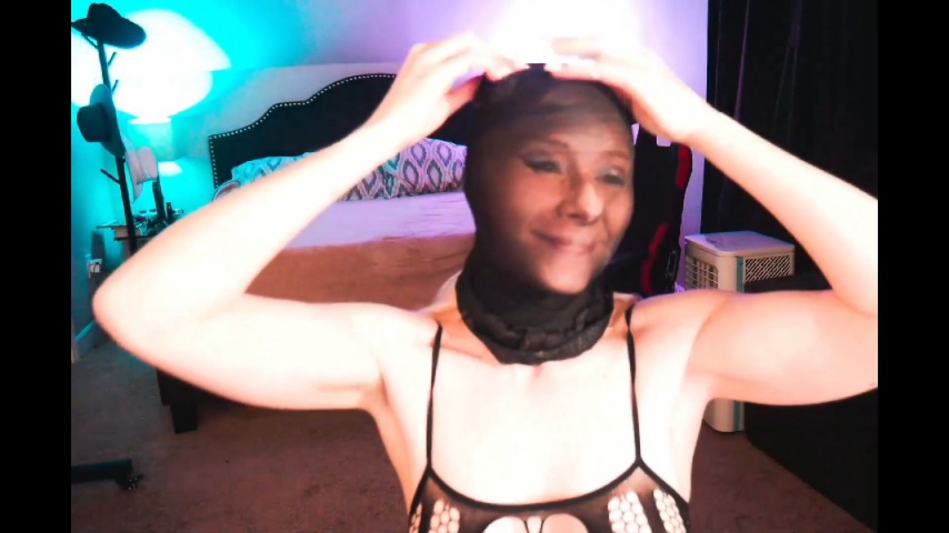 Nylon encasement fetish