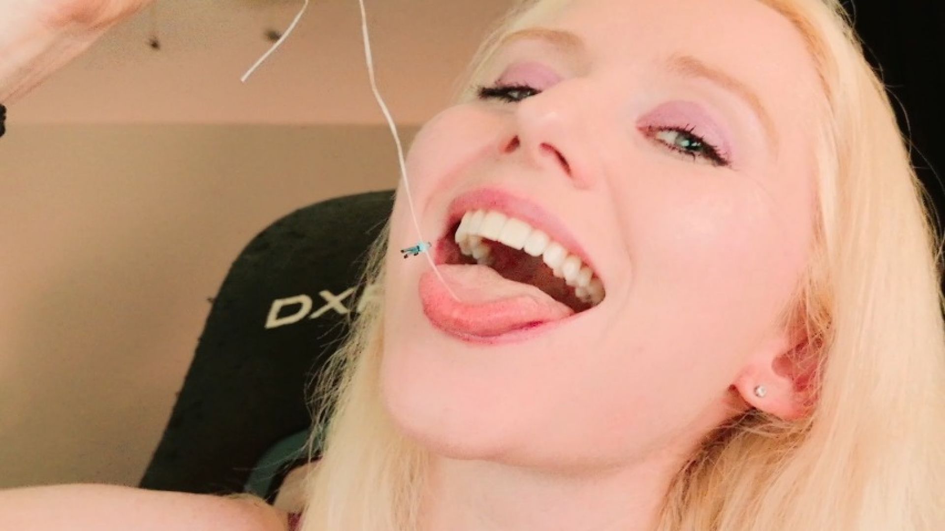 Giantess - Cop Is Shrunken Down and Swallowed