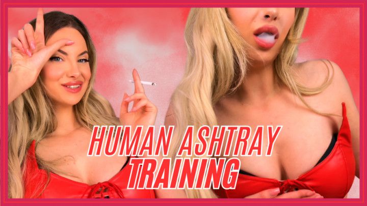 Human Ashtray Training