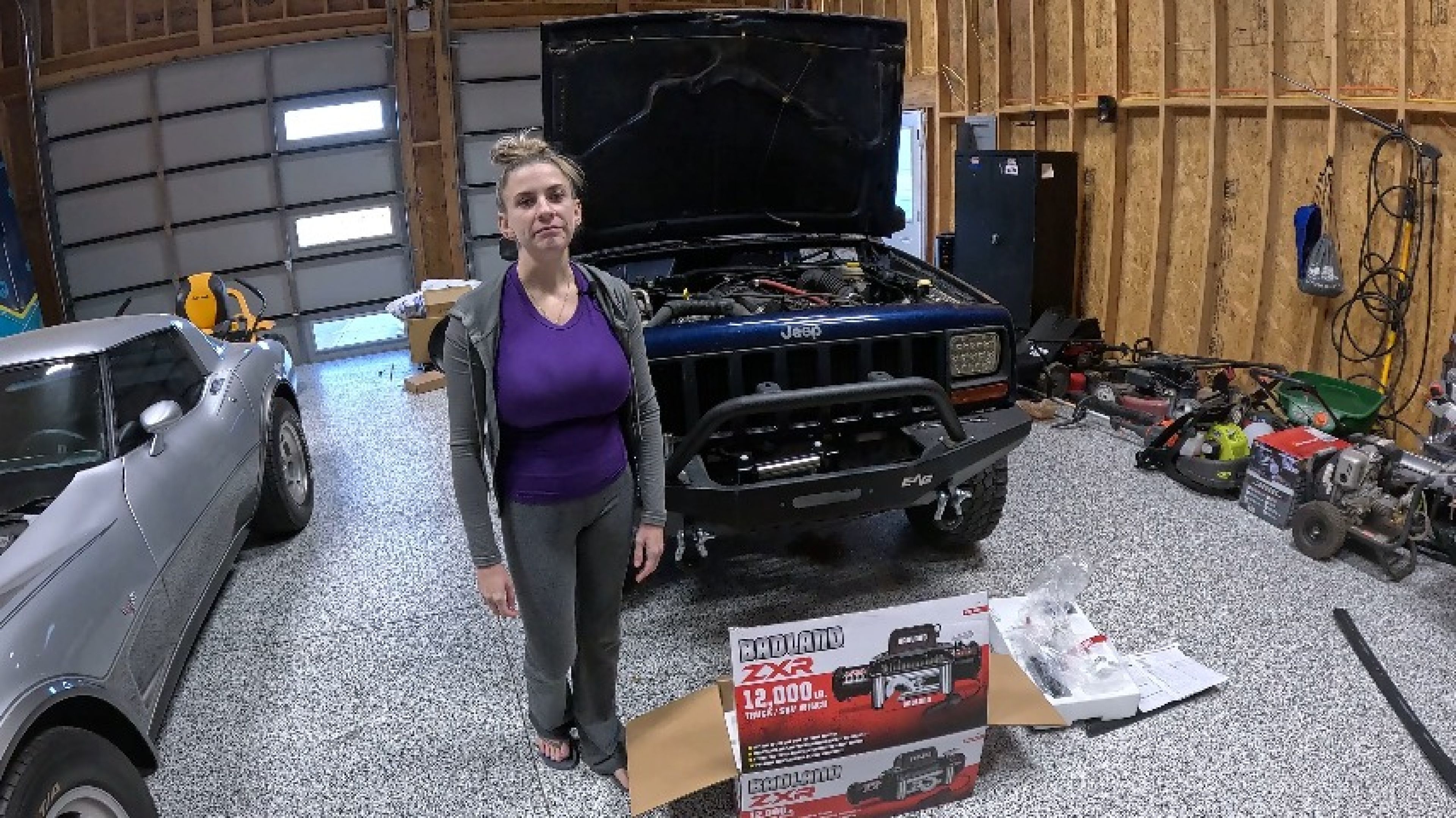 Jeep winch installation