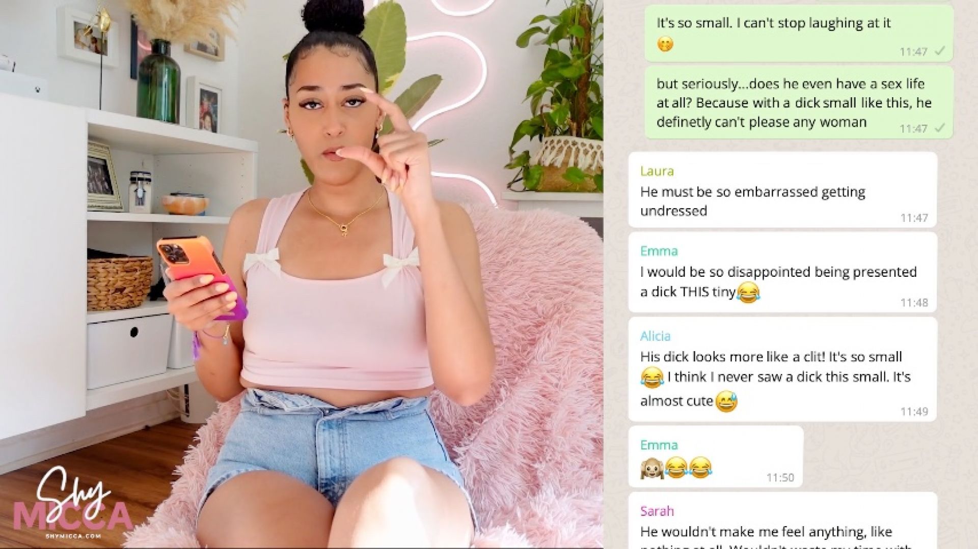 Showing my Girl Friends your tiny Dick - SPH