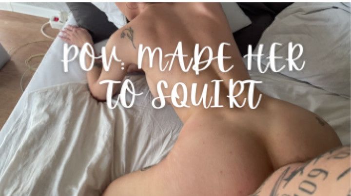 POV: Made Her Squirt POV BG DOGGYSTYLE BIG BOOBS