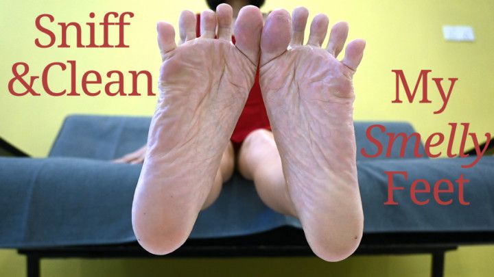 Sniff And Clean My Smelly Feet