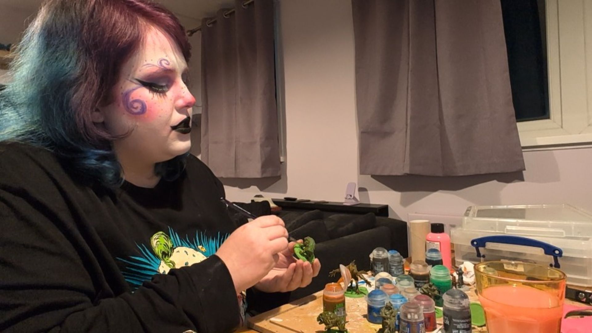 Clown bunny painting mini figures part 1