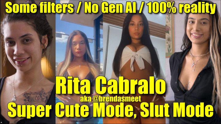 Rita Cabralo aka @brendasmeet - Super Cute Mode, Slut Mode