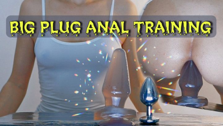 Big Plug Anal Training - Will I make it