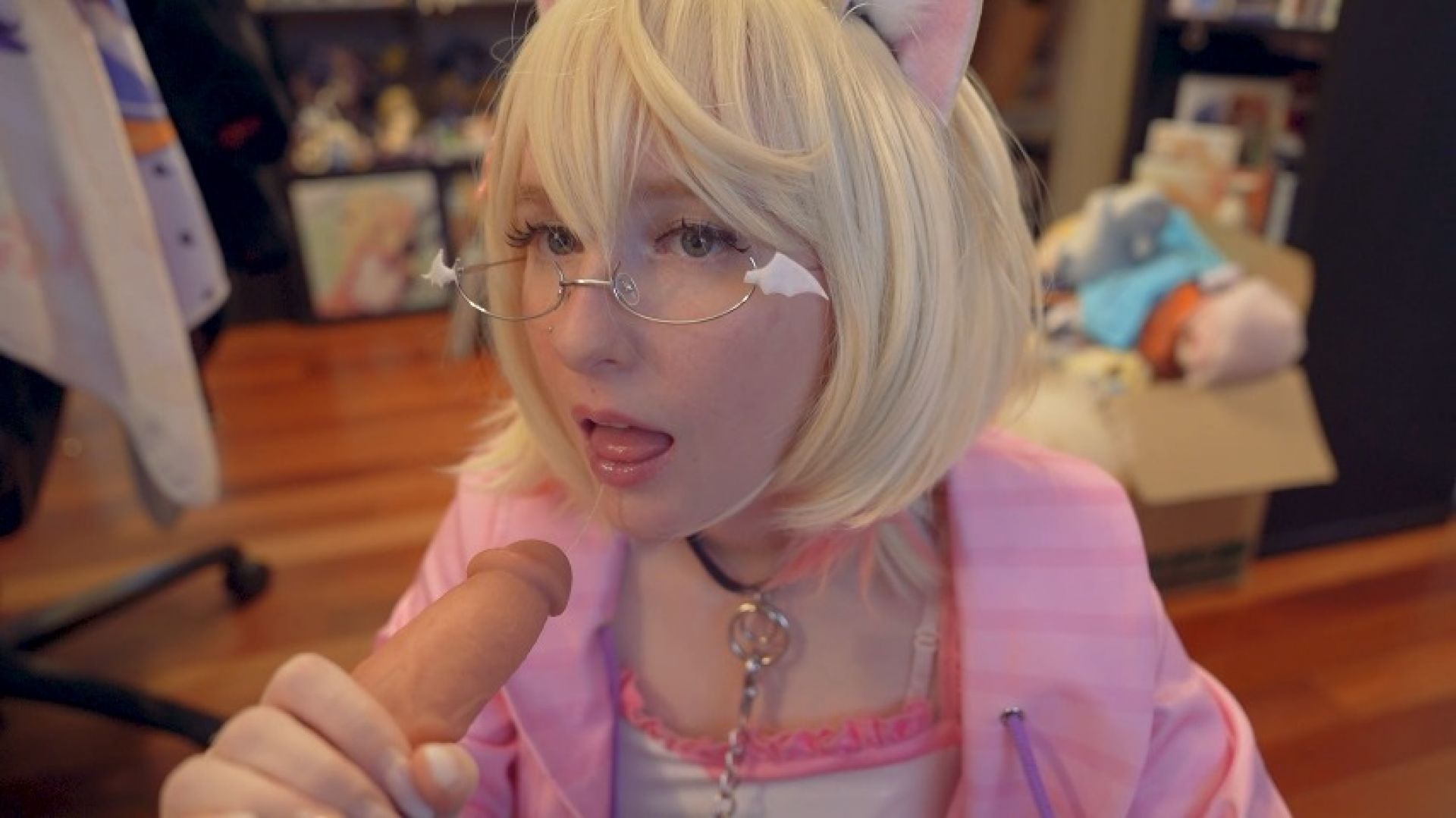 Doggy Girl Blowjob Practice