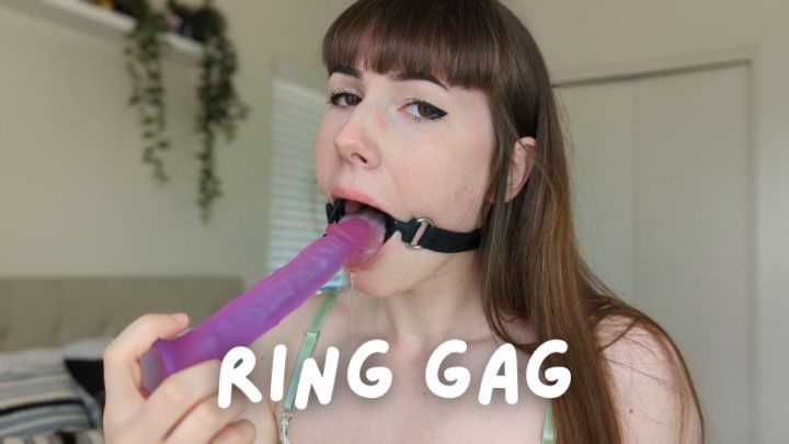 First time ring gag try-on 2022