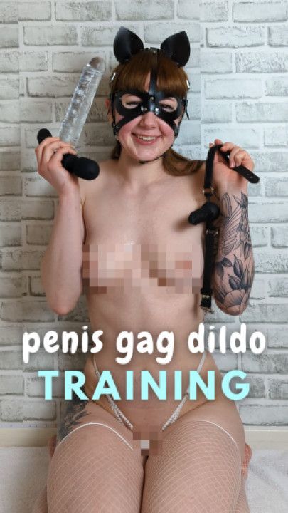 Penis gag dildo training | Orgasm