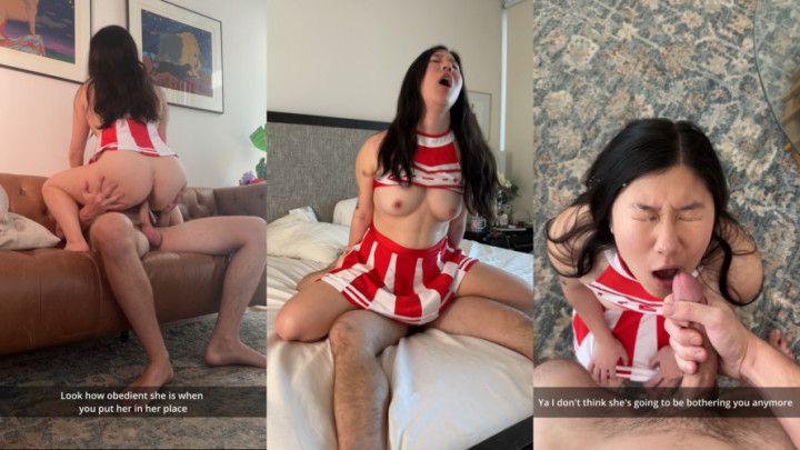 Taking care of your step-son's cheerleader Bully