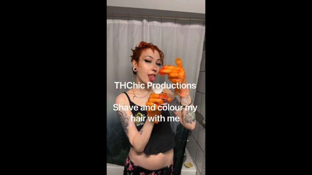 Dye and shave my hair with me