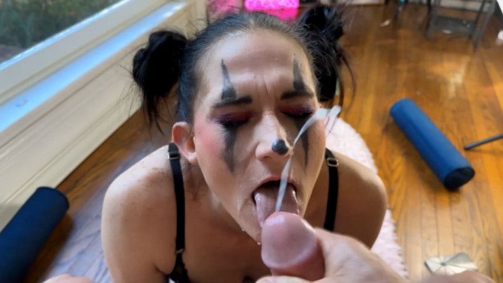 Sexy Clown Rides Your Cock &amp; Sucks Out Your Cum