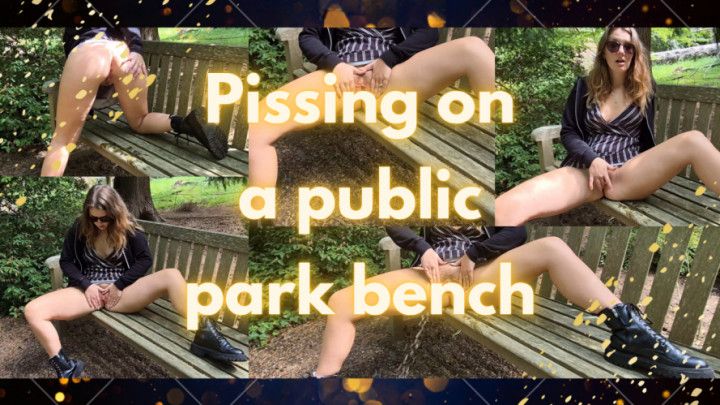 Pissing on a Public Park Bench