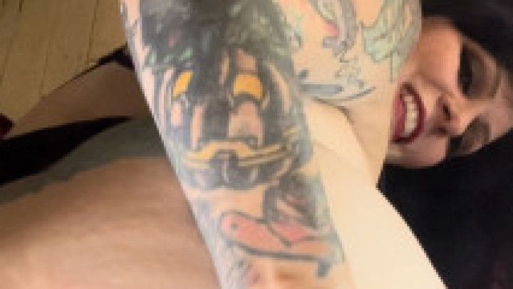 Tentacle dildo in my ass