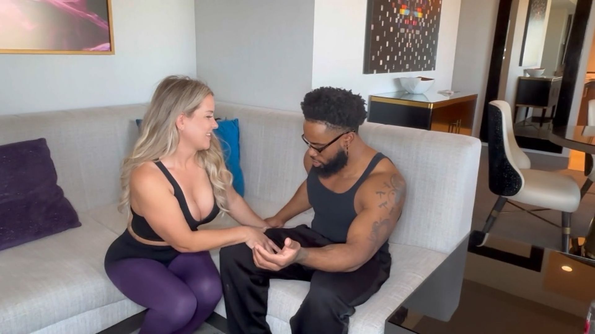 Creampied by my personal trainer