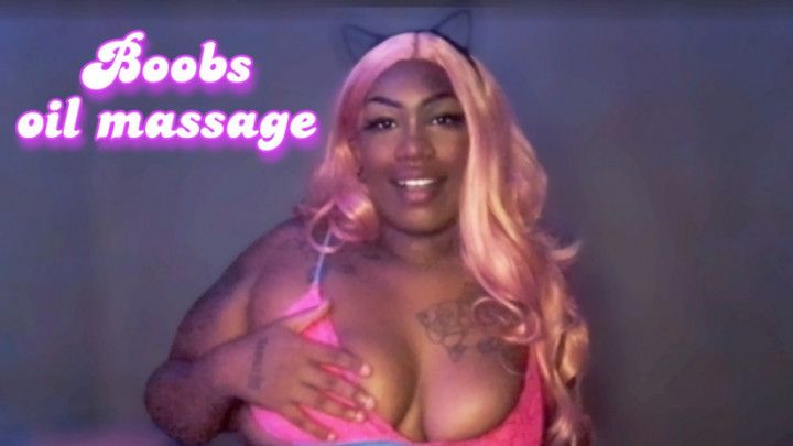 ebony bbw massage oil big boobs