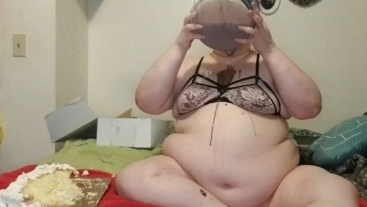 Large Cake and Gallon Ice Cream Stuffing