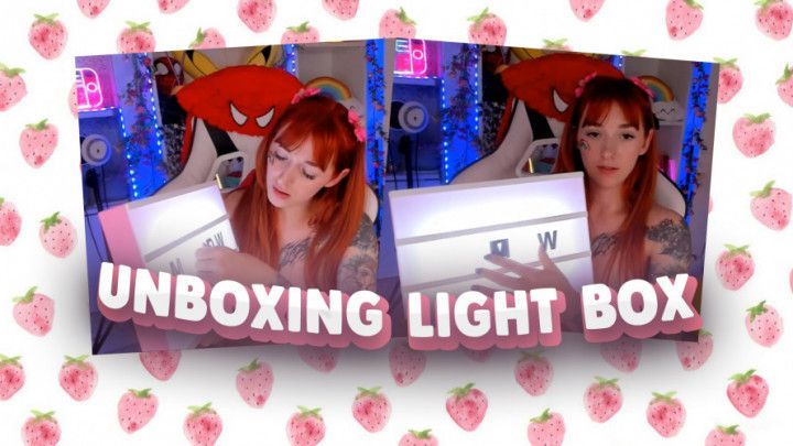 unboxing light box