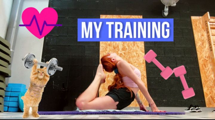 My stretching after gym
