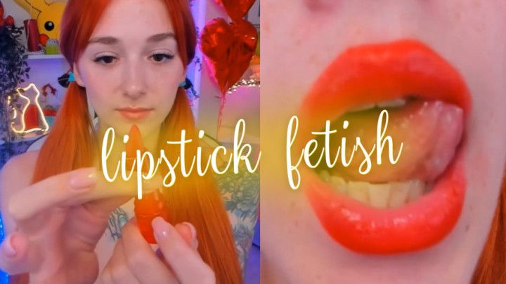 Lipstick fetish