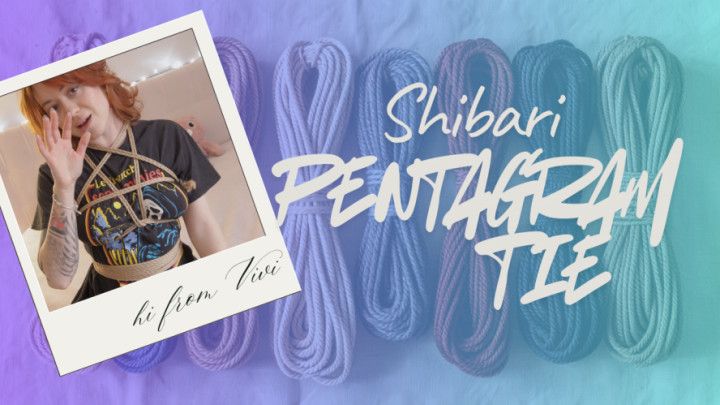 Practice in Shibari: The Pentagram Tie