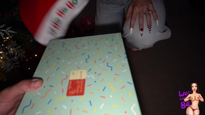 Step-son gives step-Mommy an early Christmas present