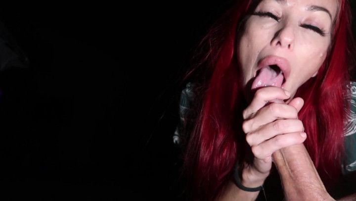 Meeting step-mom outside in the dark