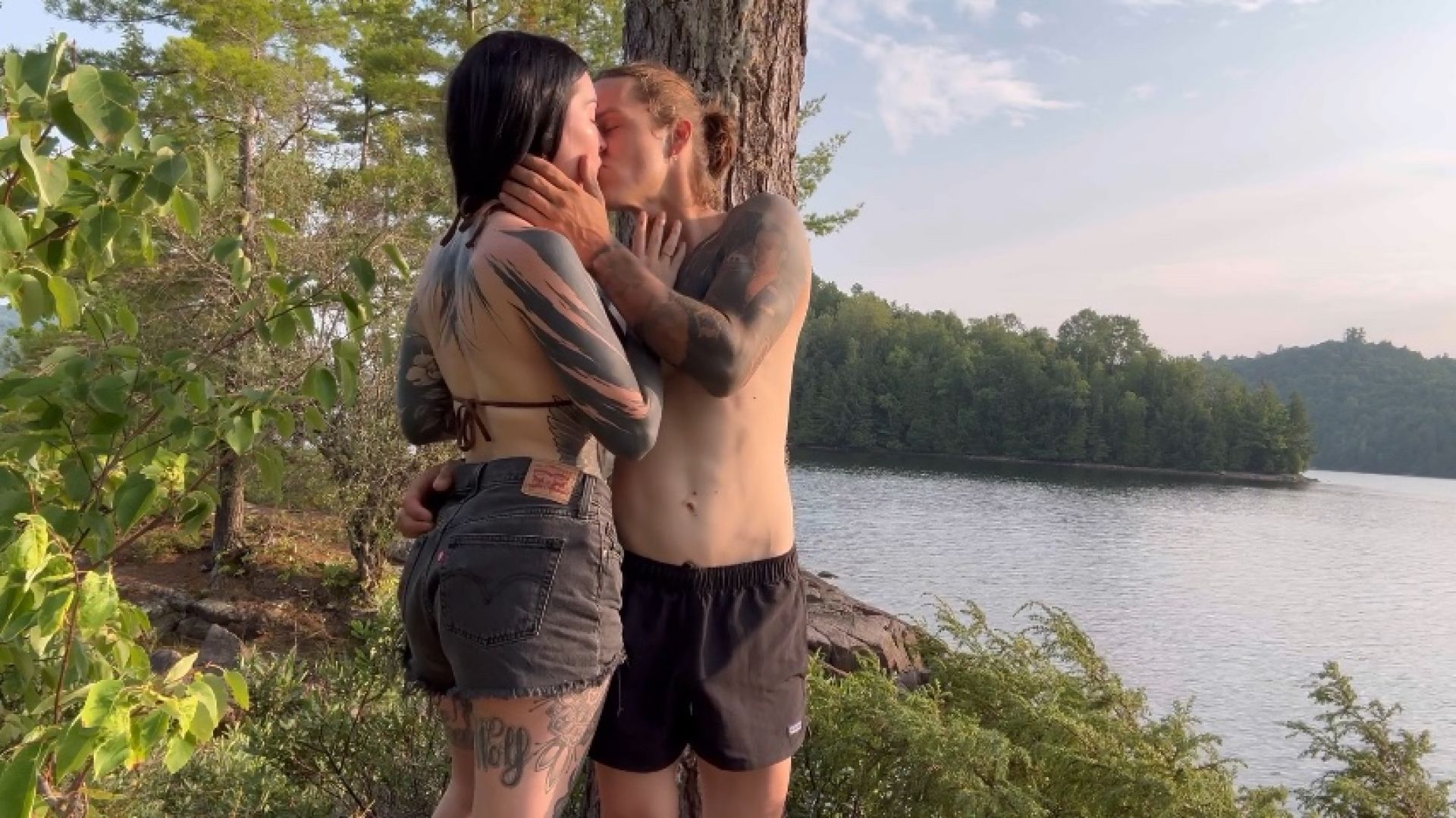 Camping trip pegging gone wild