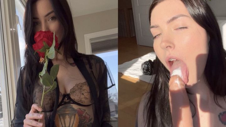 Gape for valentines - toys and whipcream