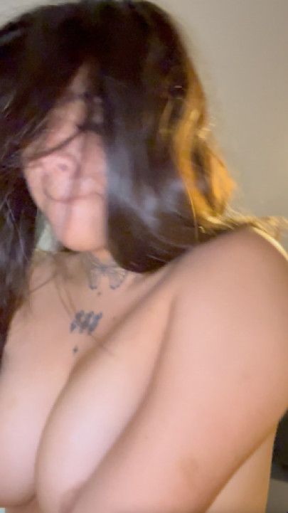 18 YEAR OLD LATINA GF CAN'T STOP RIDING MY BIG ASIAN COCK