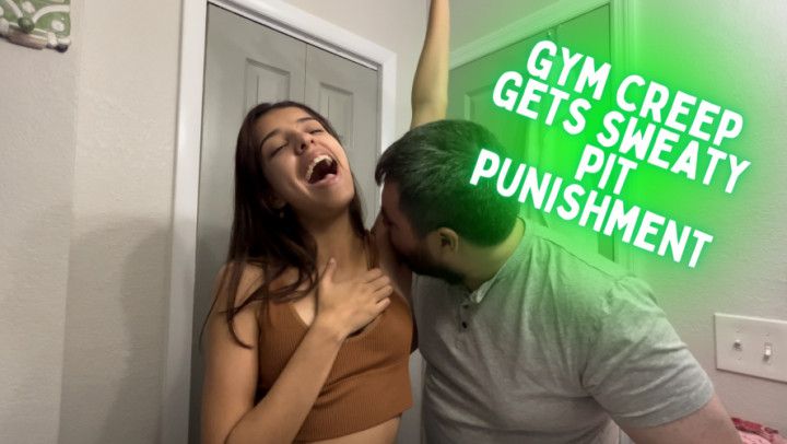 Gym Creep Gets Sweaty Pit Punishment 4K