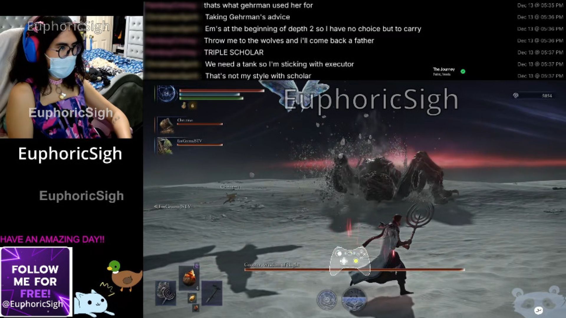 Trans Girl Gamer plays Nightreign - DoN 3 - vs Sentinel Pest