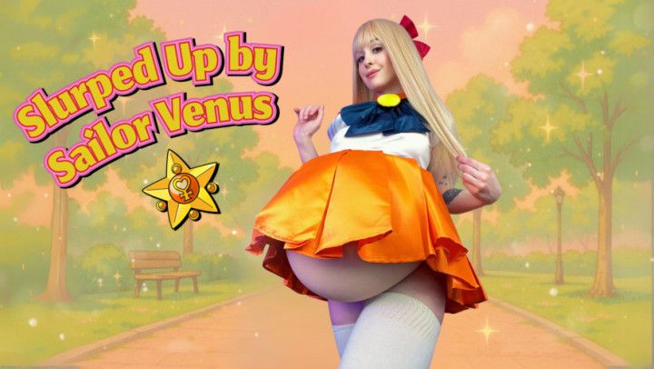 Slurped Up by Sailor Venus - Belly Expansion Anime Vore