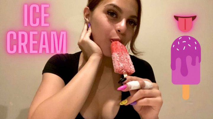 ICECREAM FETISH - I want you to masturbate watching me