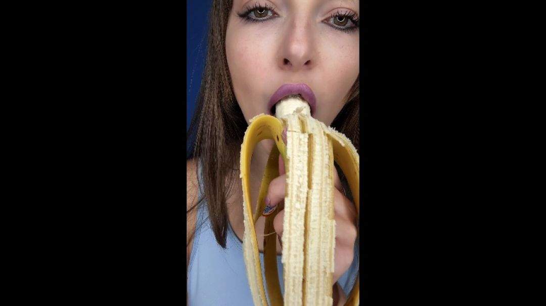 I eat banana