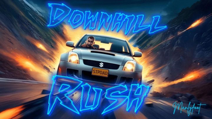 Downhill Rush - Intense Pedal Pumping & Brake Failure Action