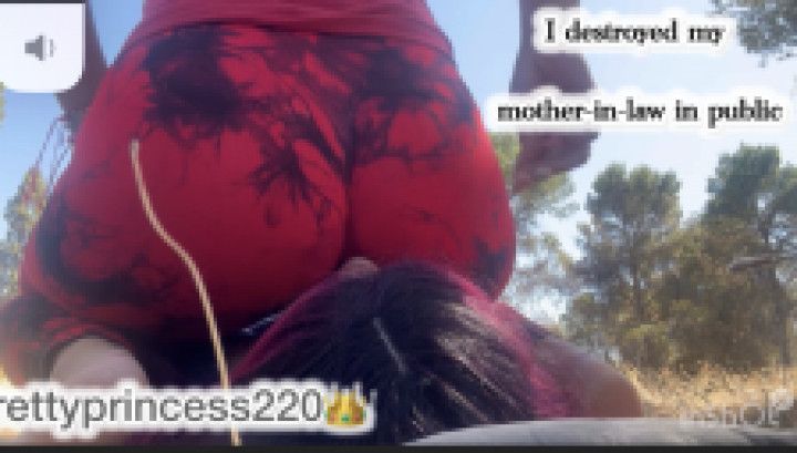 I destroyed my step-mother-in-law in public