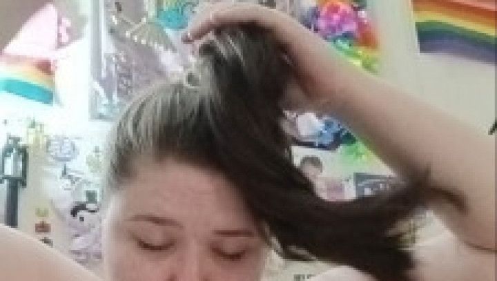 Taking Down My Hair Bun After 7 Hours