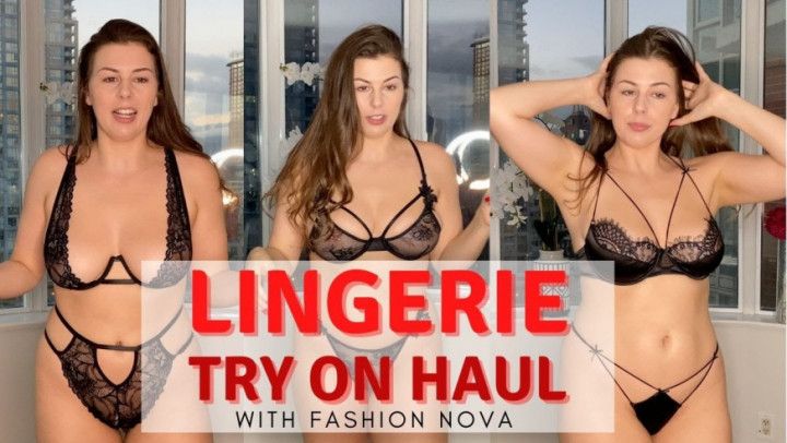 Uncensored Sheer Lingerie Try On Haul